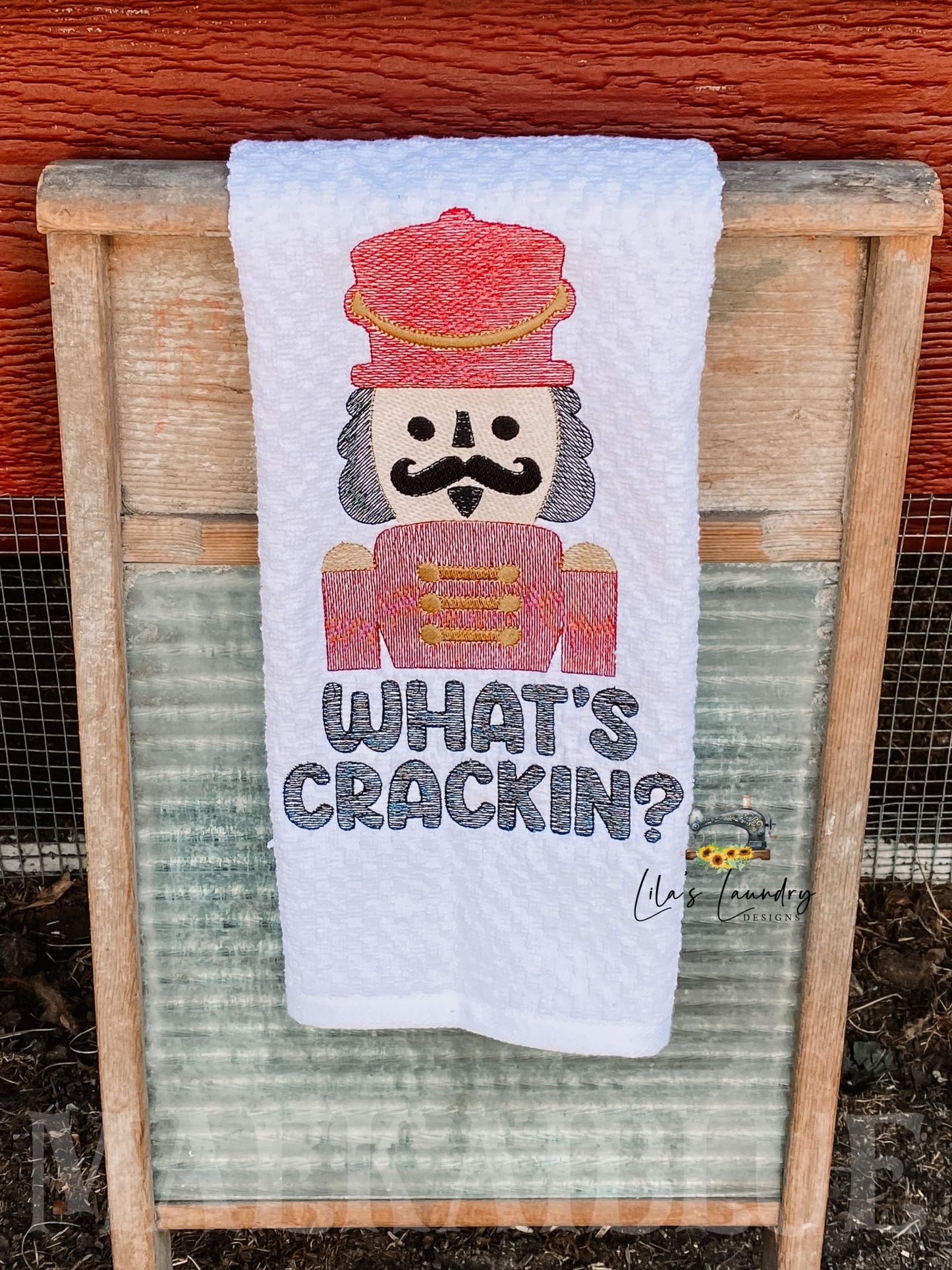 What's Crackin - 3 sizes- Digital Embroidery Design