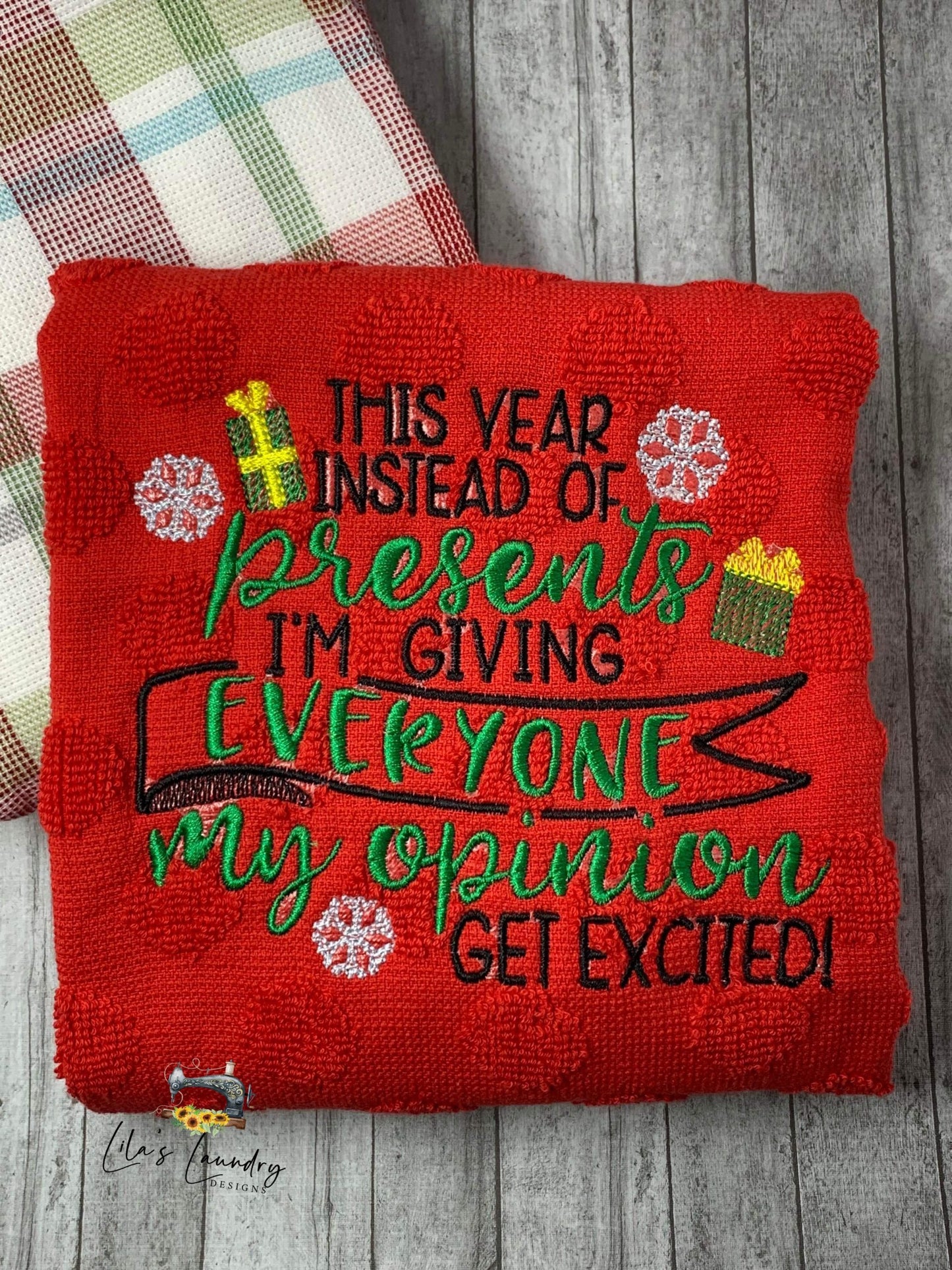 My Opinion - 3 sizes- Digital Embroidery Design