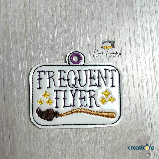 Frequent Flyer Fobs - DIGITAL Embroidery DESIGN