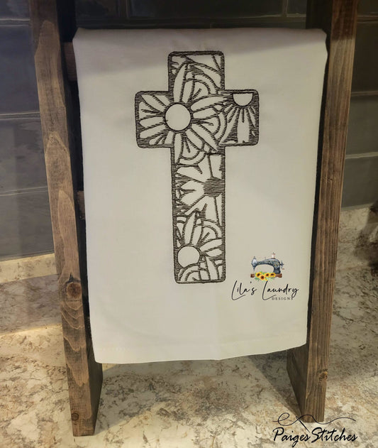 Cross Zentangle - 3 sizes- Digital Embroidery Design