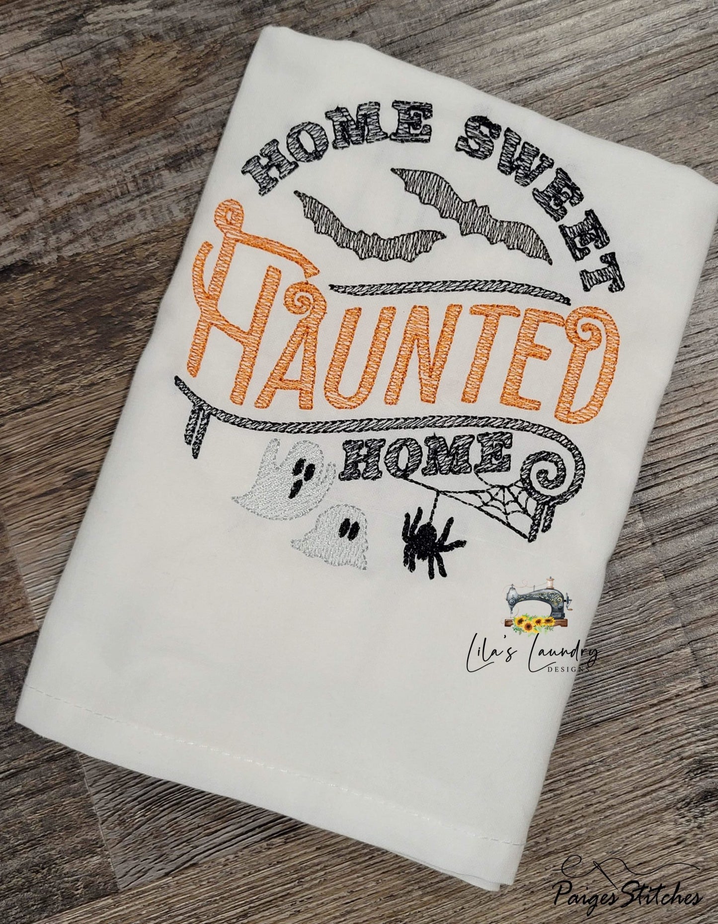 Haunted Home - 3 sizes- Digital Embroidery Design