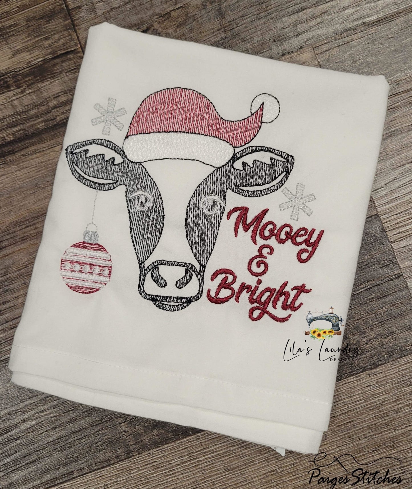 Mooey & Bright - 3 sizes- Digital Embroidery Design