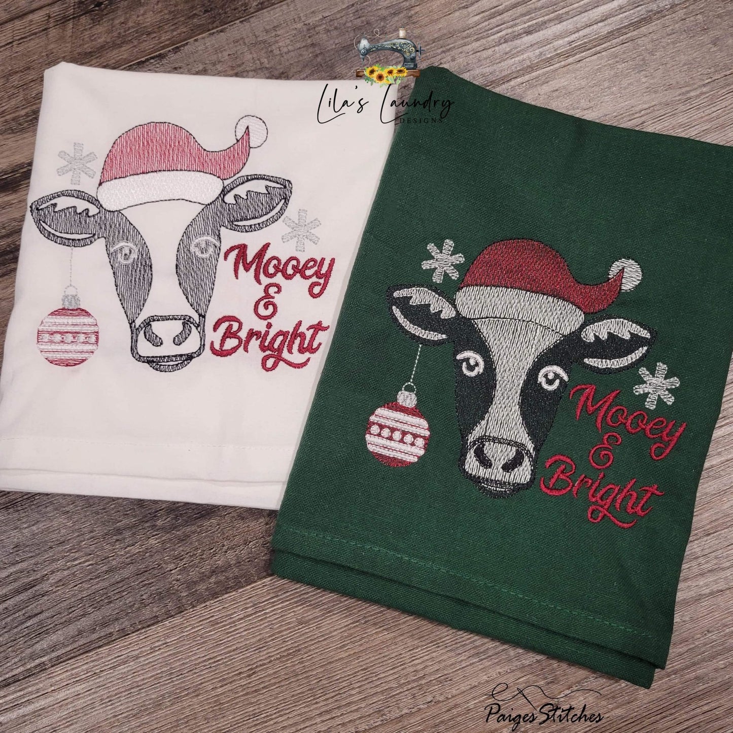 Mooey & Bright - 3 sizes- Digital Embroidery Design