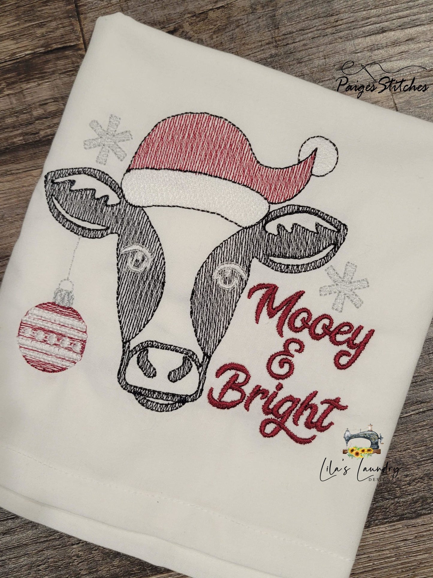 Mooey & Bright - 3 sizes- Digital Embroidery Design