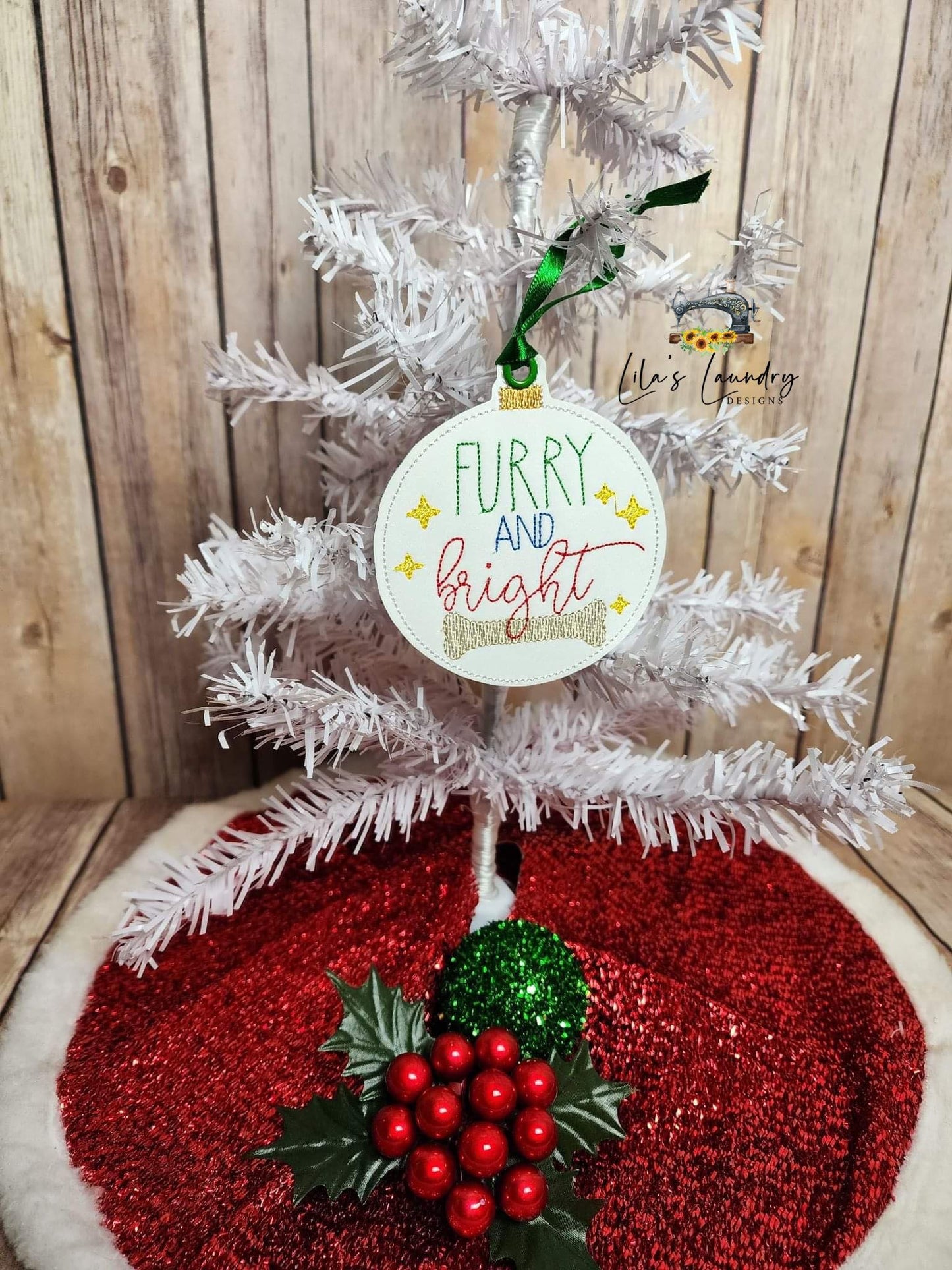 Dog Ornament Set - Digital File - Embroidery Design