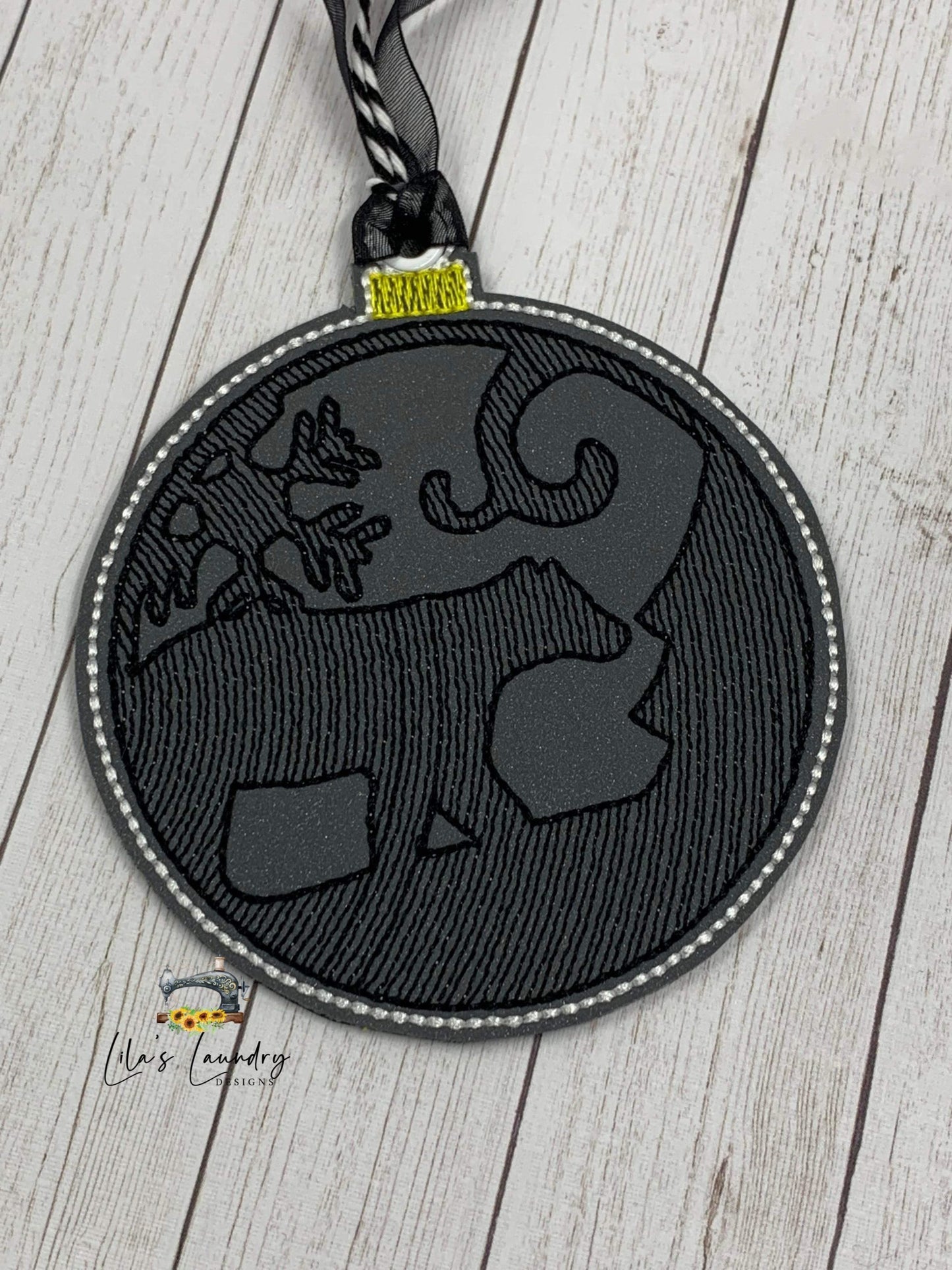 Silhouette Animal Ornament Set - Digital Embroidery Design