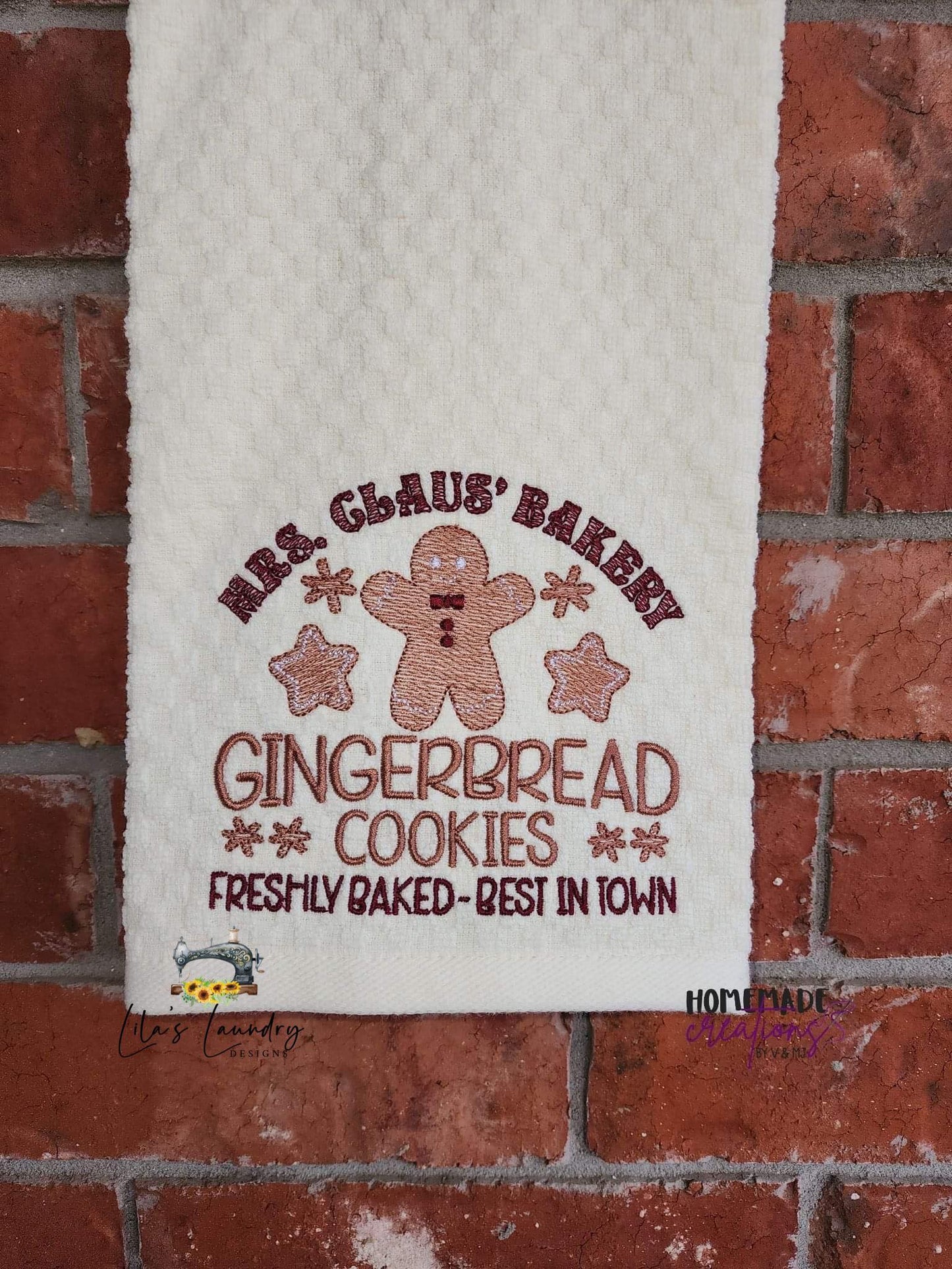 Mrs. Claus' Bakery - 3 sizes- Digital Embroidery Design