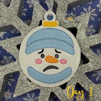 Snowmoji Ornament Bundle Of 10 - Digital File - Embroidery Design