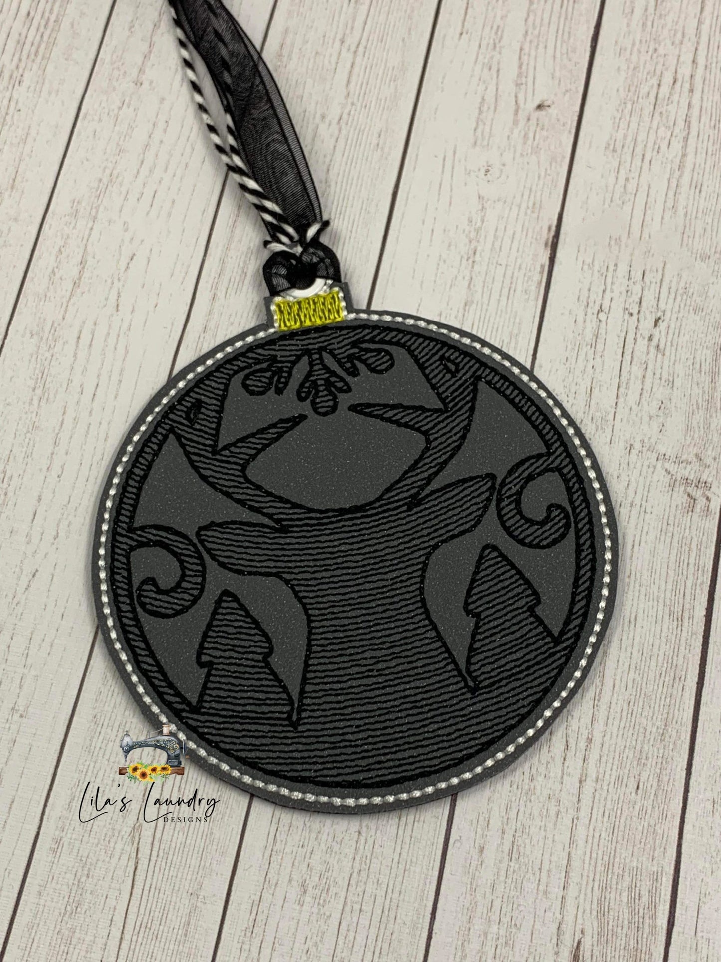 Silhouette Animal Ornament Set - Digital Embroidery Design