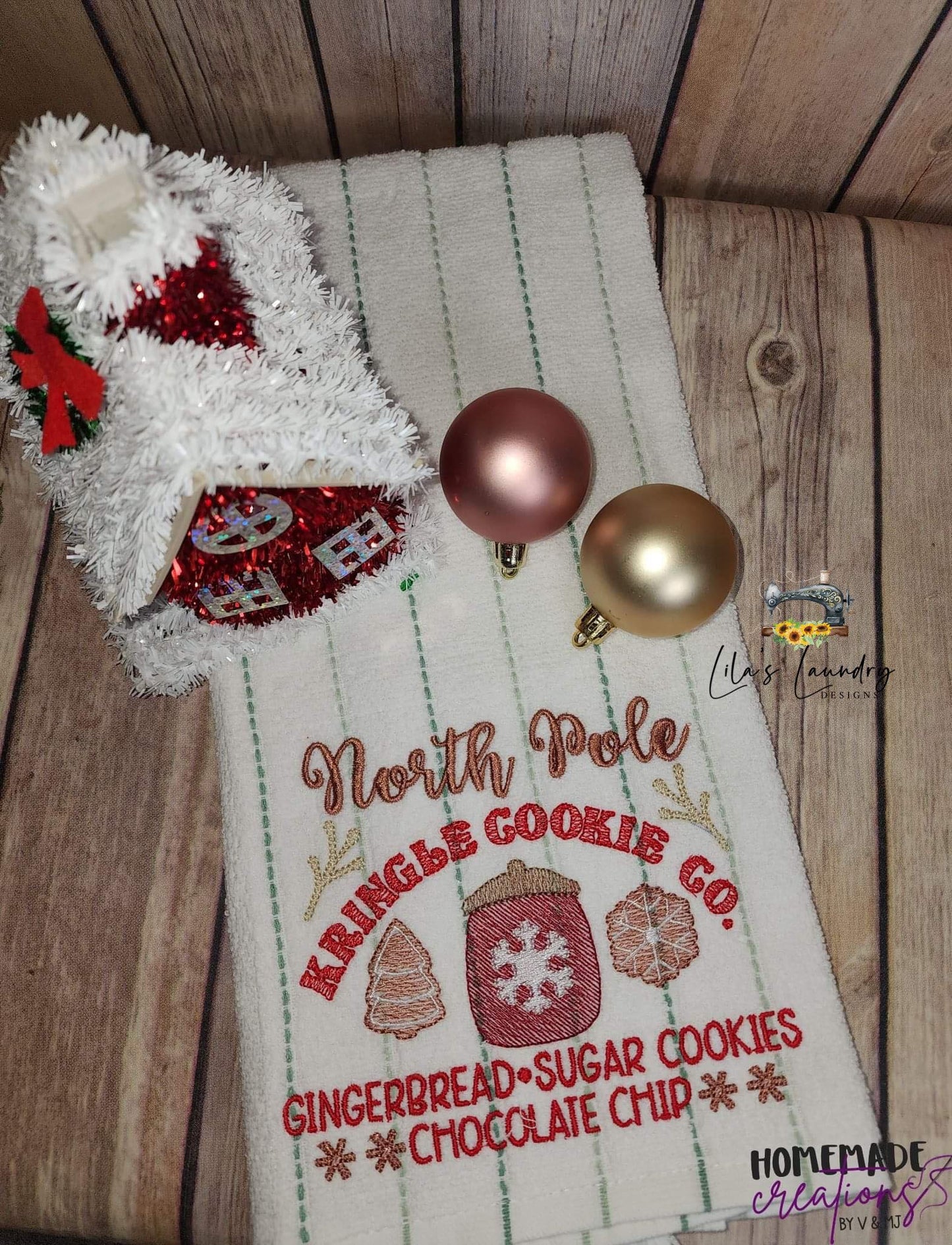 Kringle Cookie Co. - 3 sizes- Digital Embroidery Design