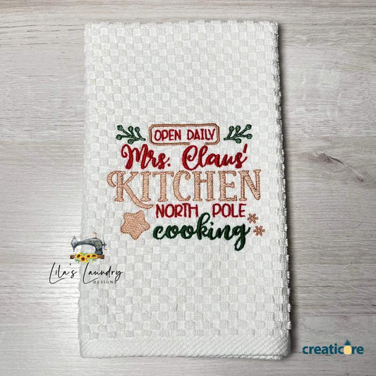 Mrs. Claus' Kitchen - 3 sizes- Digital Embroidery Design