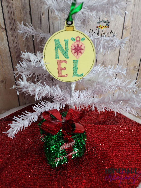 Noel Ornament - Digital Embroidery Design