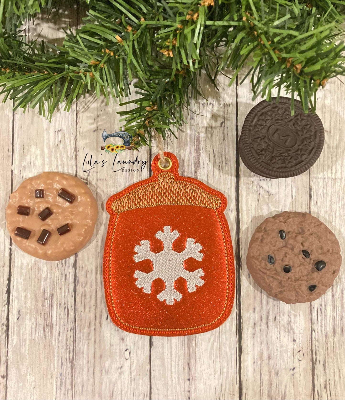 Cookie Jar Ornament - Digital Embroidery Design