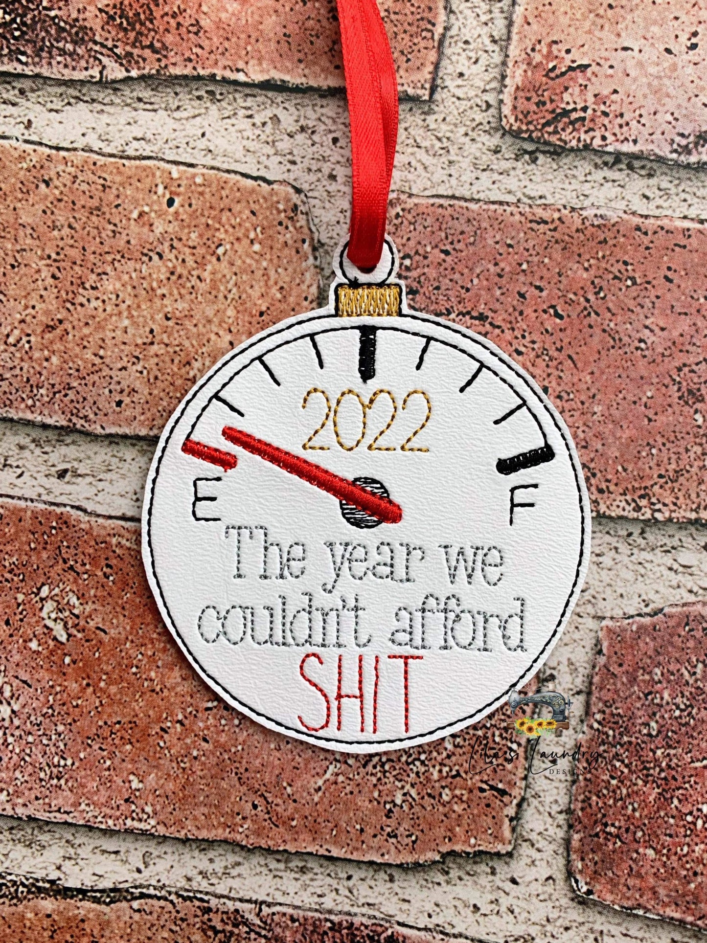 Afford Sh!t Ornament - Digital Embroidery Design