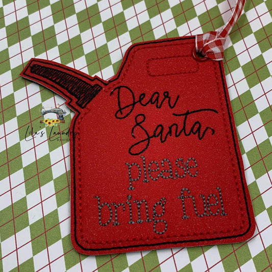 Please Bring Fuel Ornament - Digital Embroidery Design