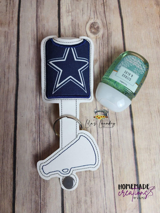 Megaphone Applique Fold Over Sanitizer Holder 5x7- DIGITAL Embroidery DESIGN