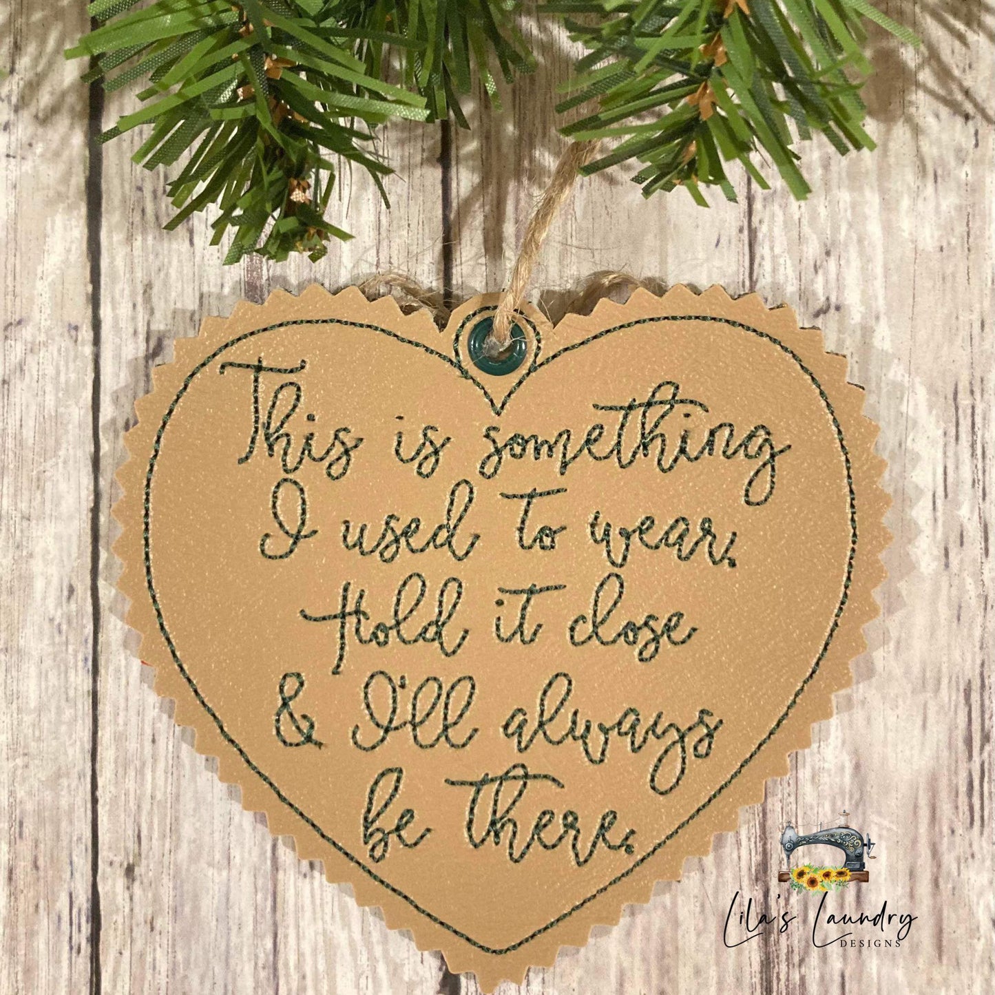 Memory Ornament - Digital Embroidery Design