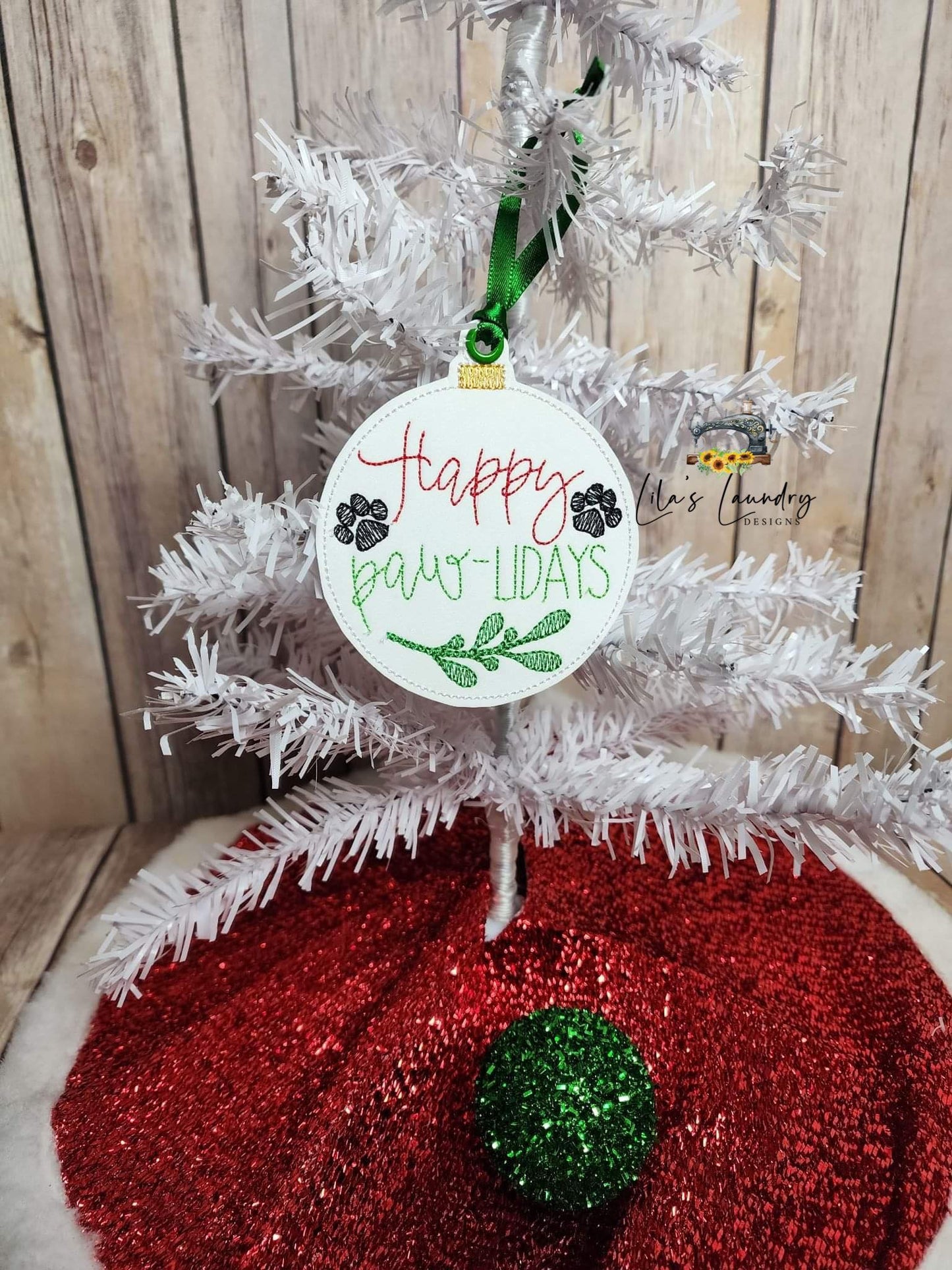 Dog Ornament Set - Digital File - Embroidery Design
