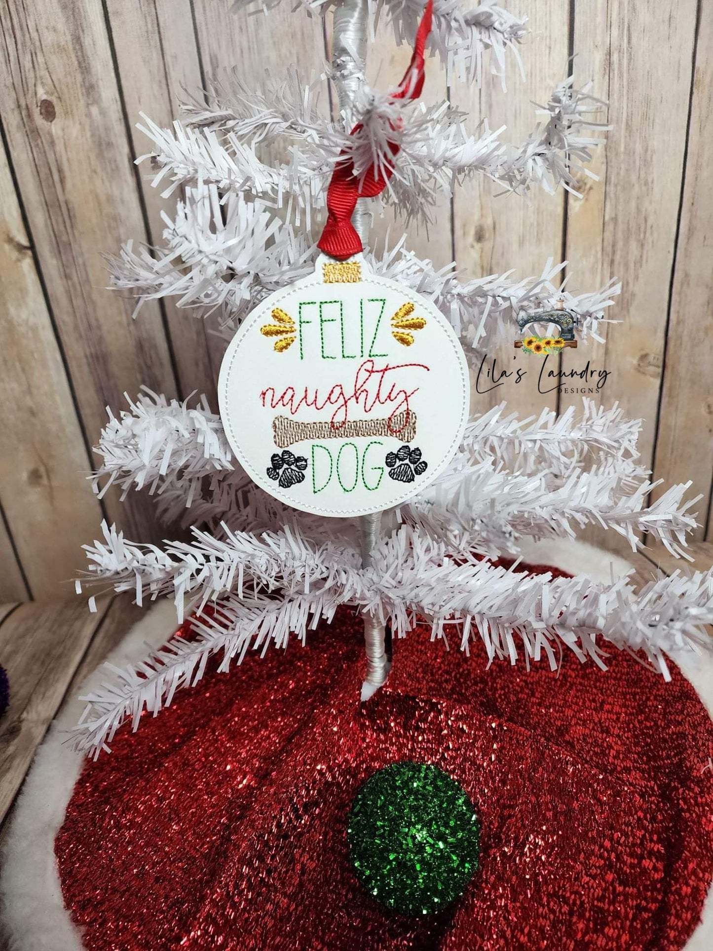 Dog Ornament Set - Digital File - Embroidery Design