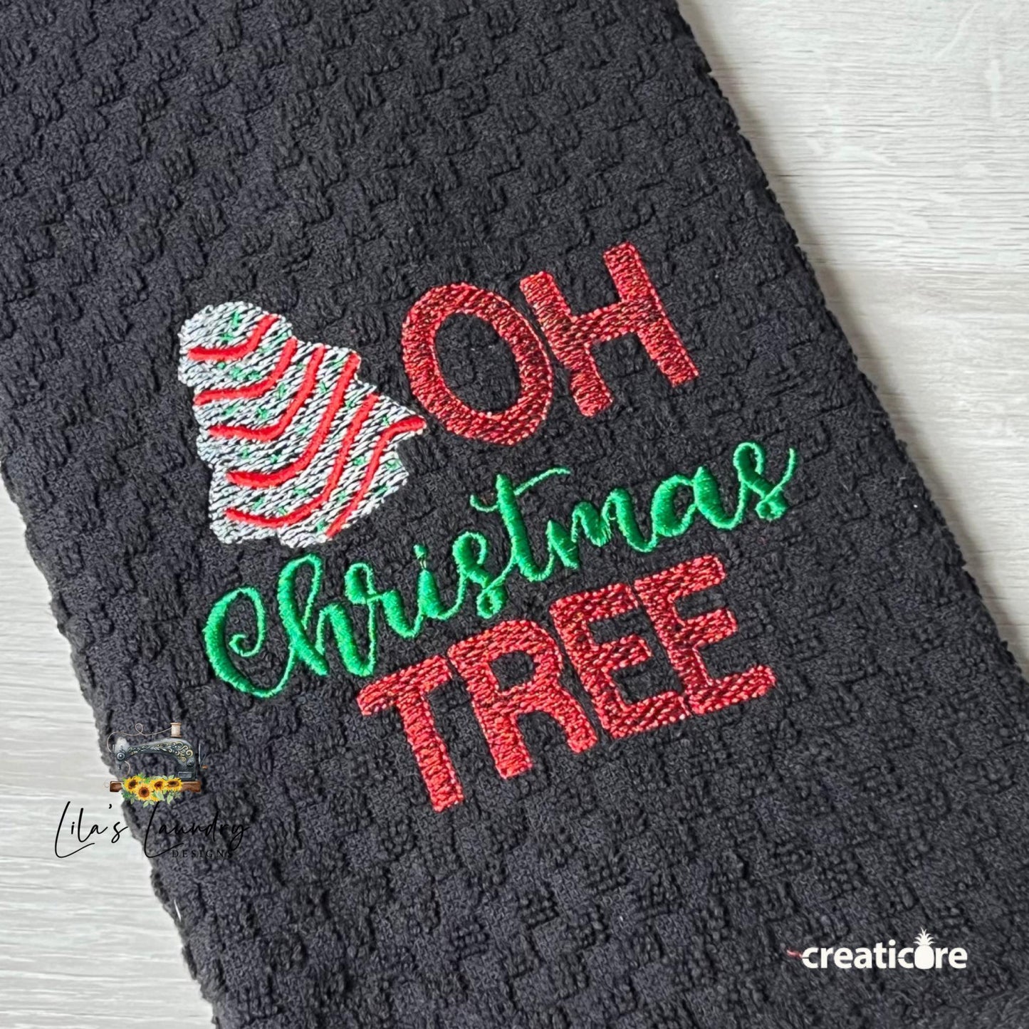 Oh Christmas Tree - 4 sizes- Digital Embroidery Design