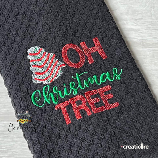 Oh Christmas Tree - 4 sizes- Digital Embroidery Design