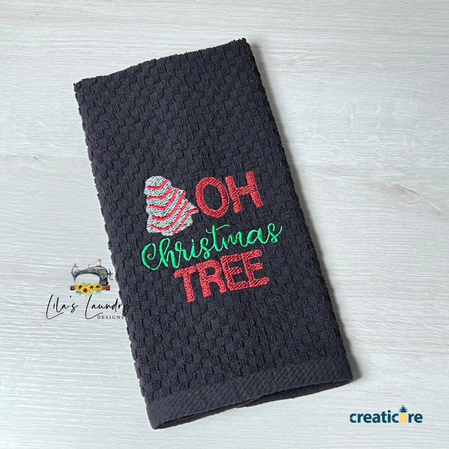 Oh Christmas Tree - 4 sizes- Digital Embroidery Design