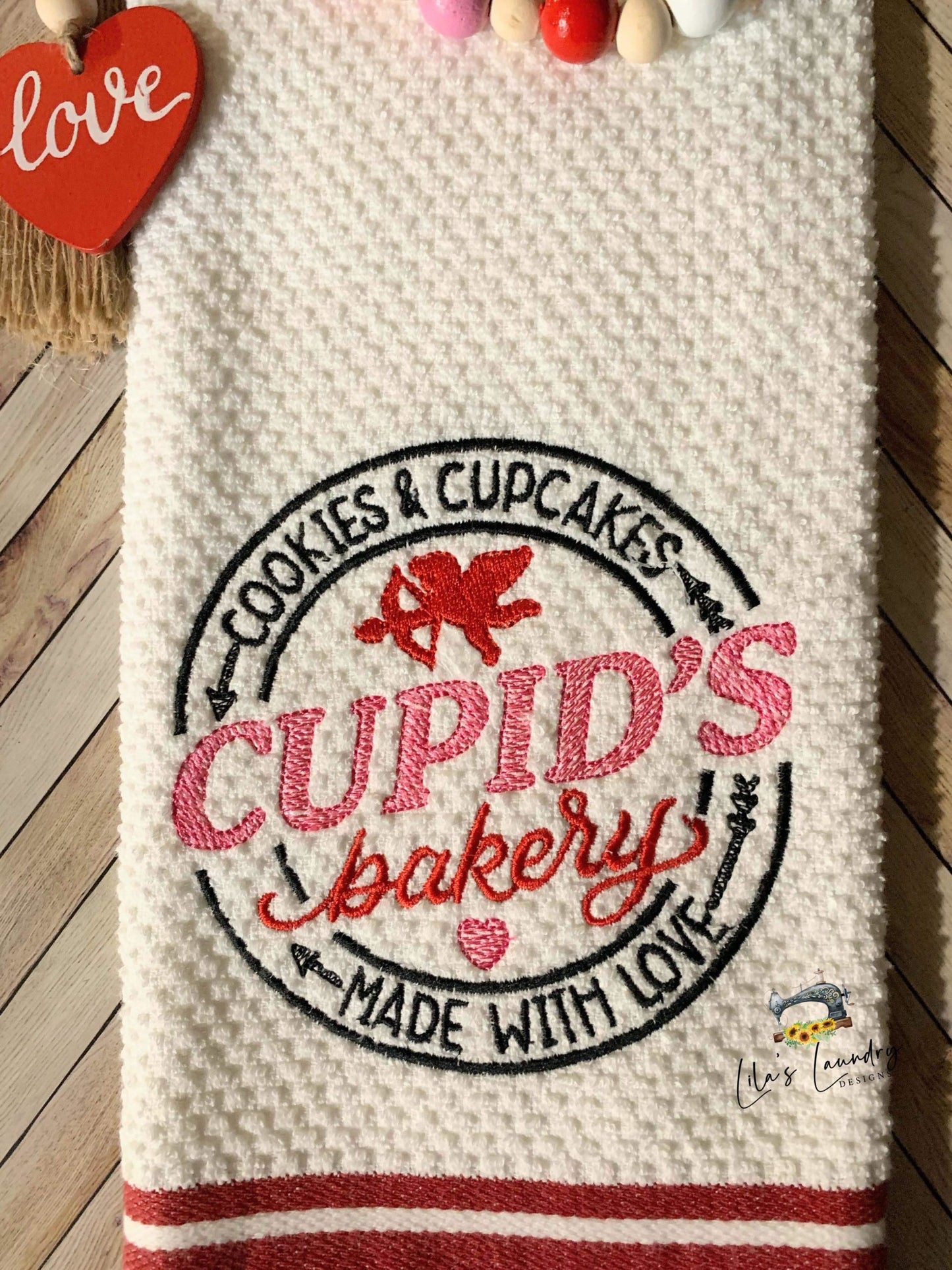 Cupid's Bakery - 3 sizes- Digital Embroidery Design