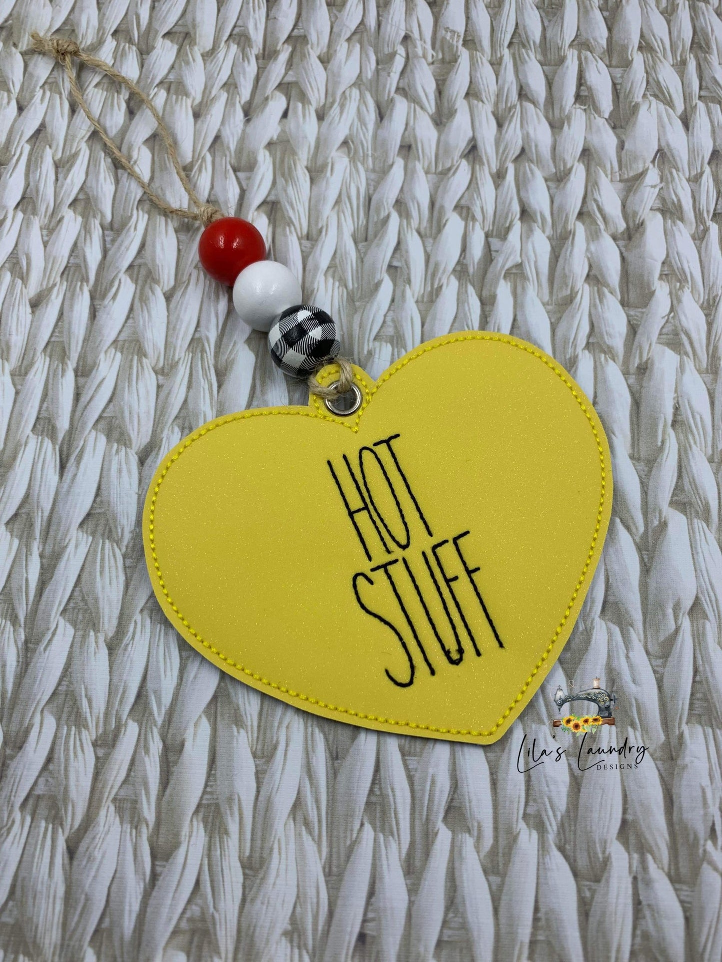 Convo Heart Ornament Set - Digital File - Embroidery Design