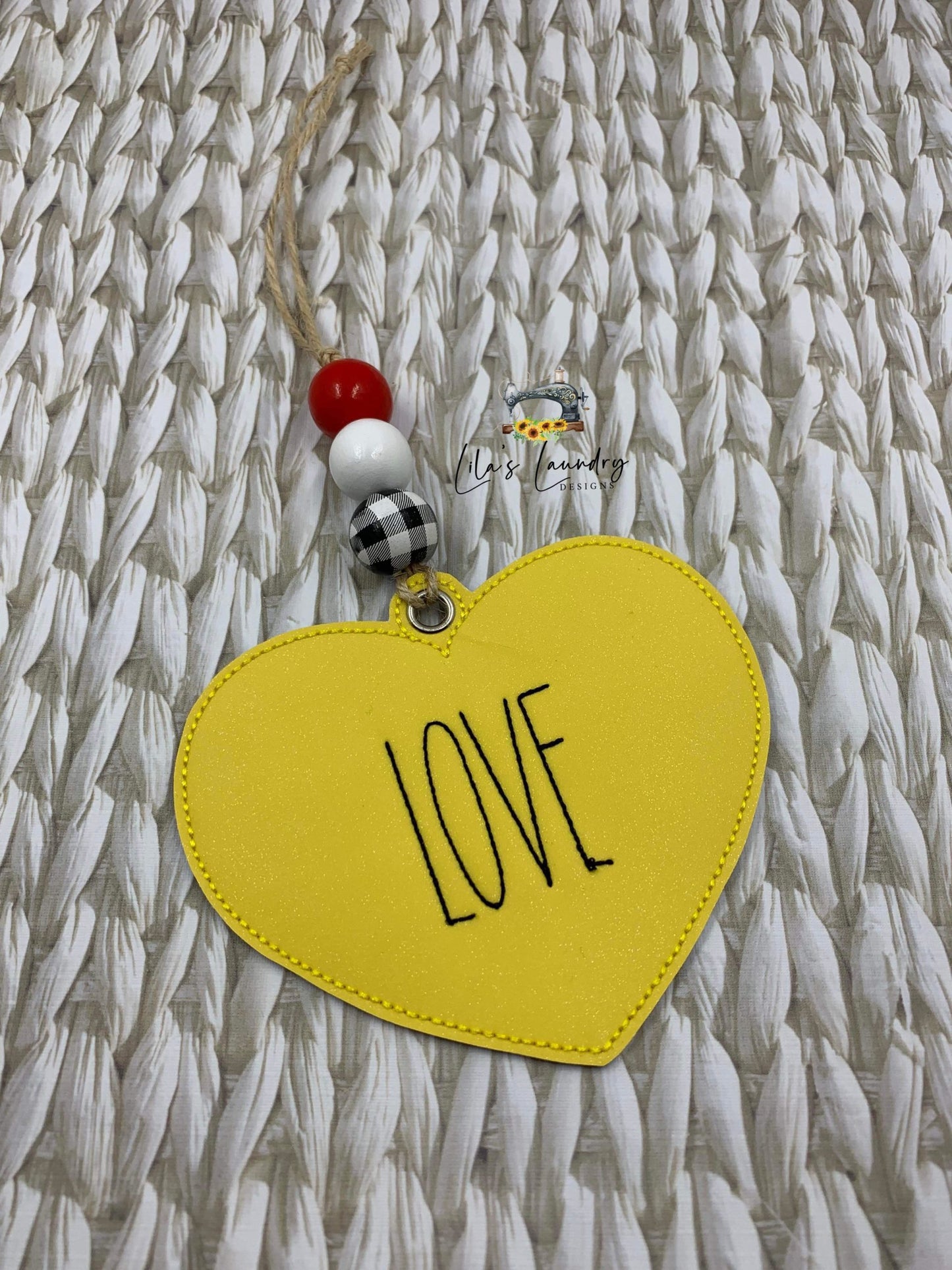Convo Heart Ornament Set - Digital File - Embroidery Design