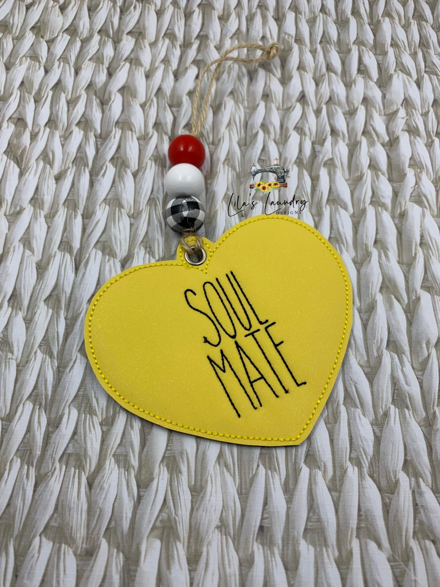Convo Heart Ornament Set - Digital File - Embroidery Design