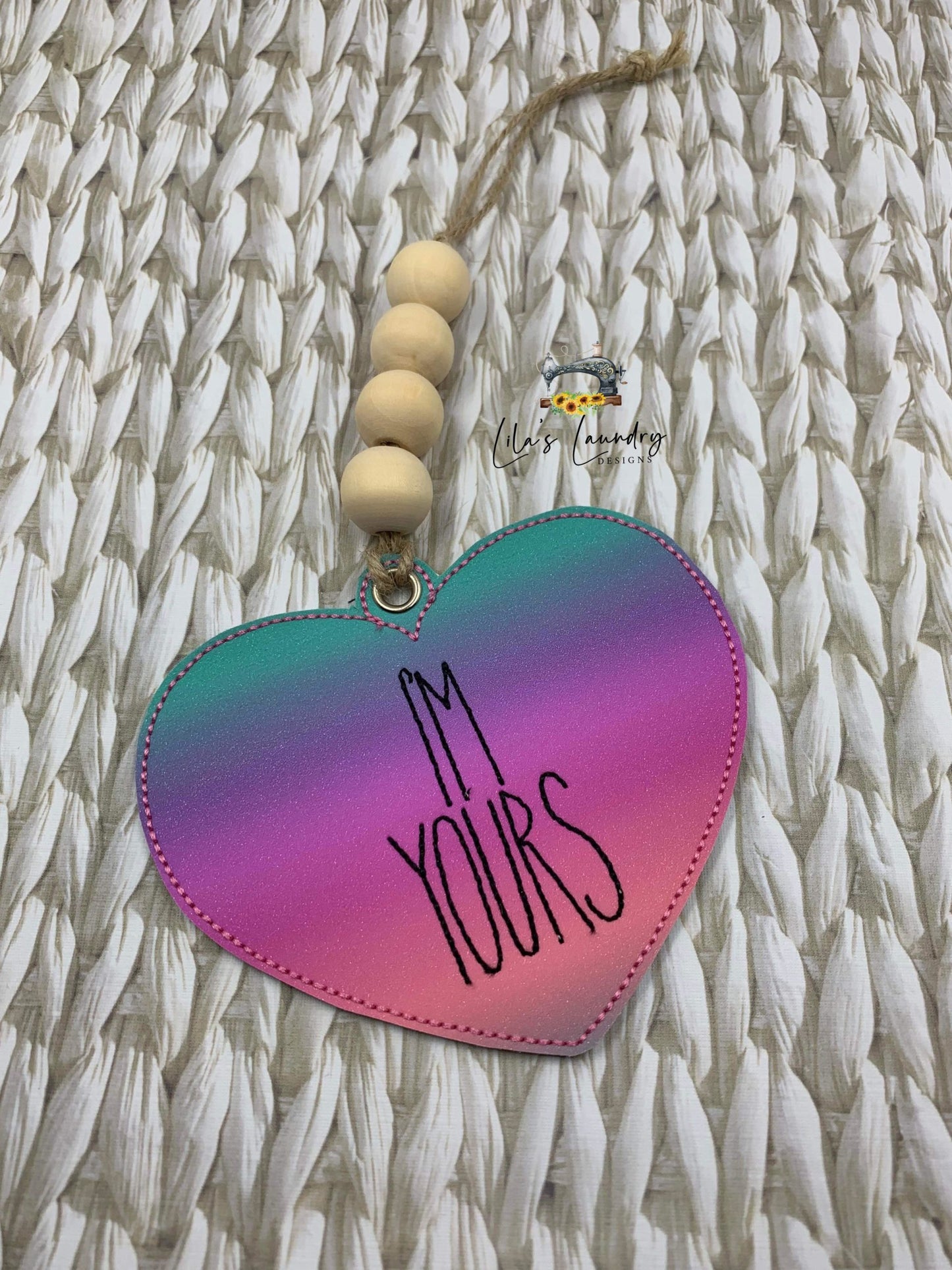 Convo Heart Ornament Set - Digital File - Embroidery Design