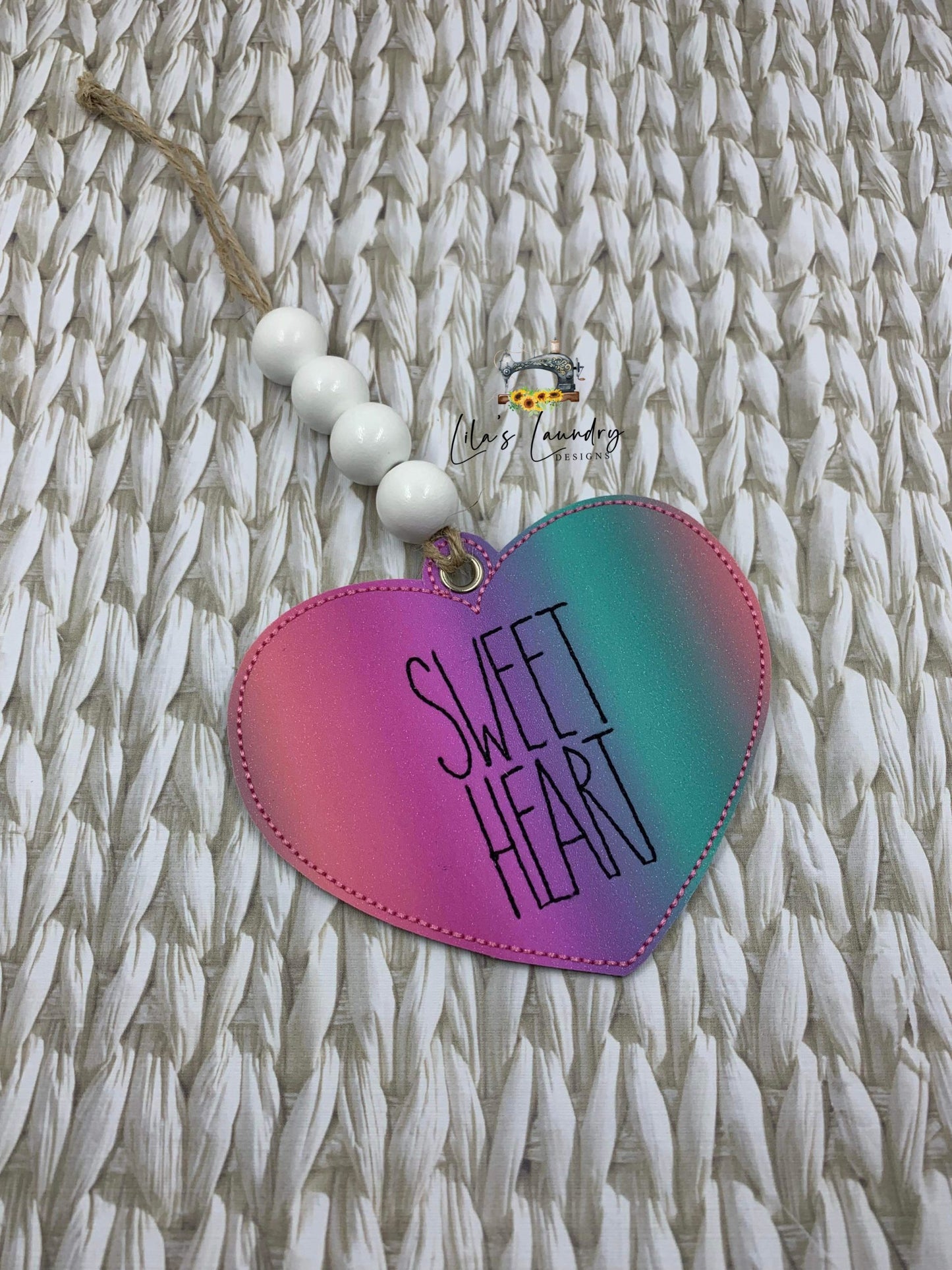 Convo Heart Ornament Set - Digital File - Embroidery Design