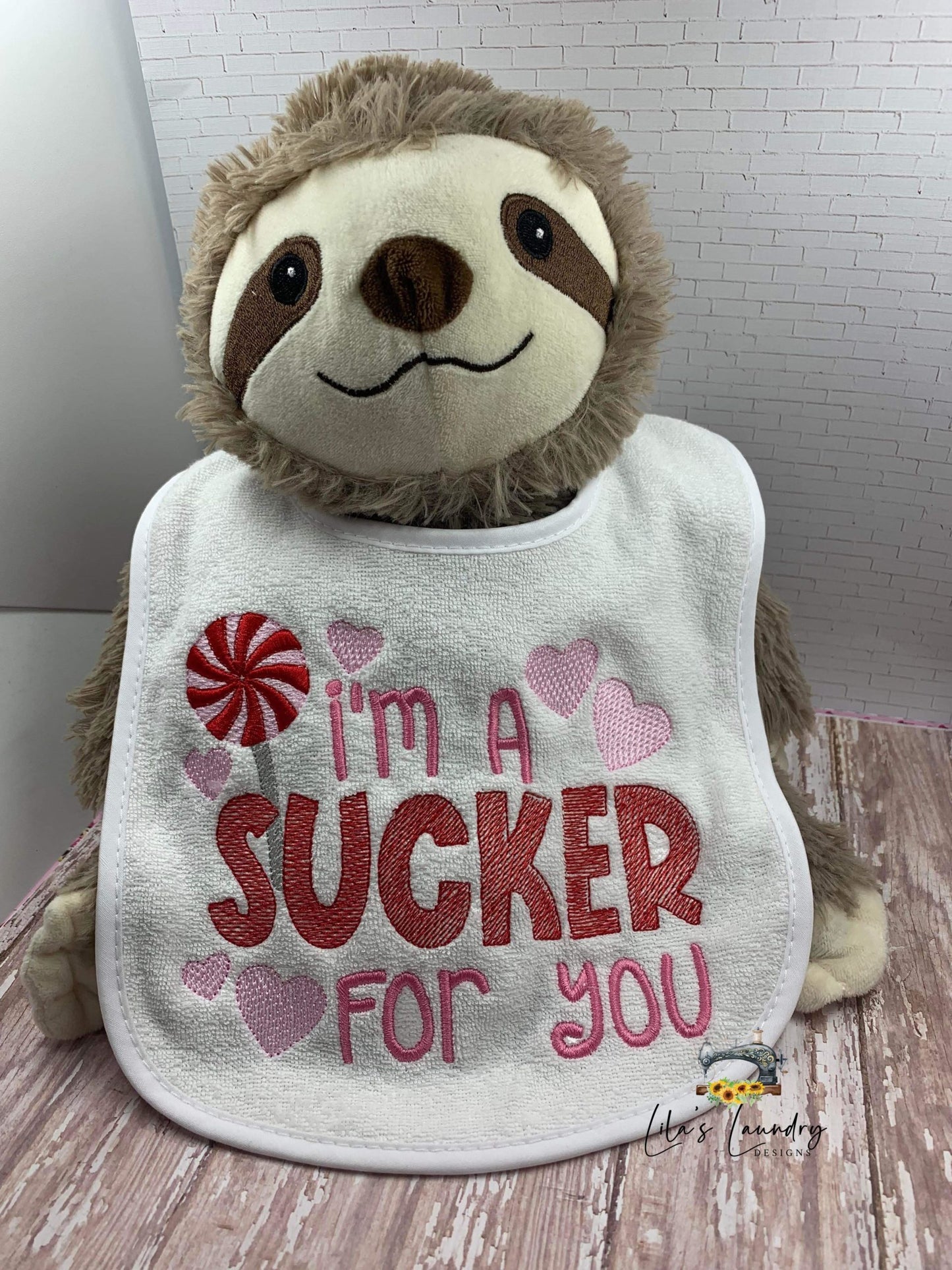 Sucker for You Sketch - 4 sizes- Digital Embroidery Design