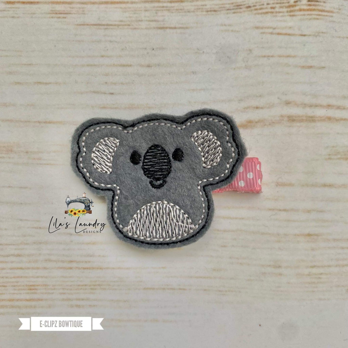 Koala Squish Squad 2 inch Feltie - Digital Embroidery Design