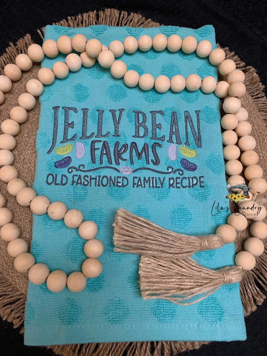 Jelly Bean Farms Sketch - 3 sizes- Digital Embroidery Design