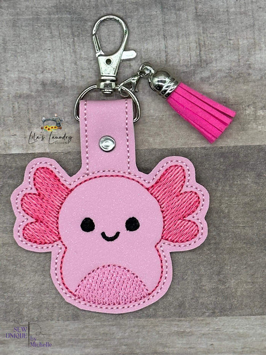 Axolotl Squish Squad Fobs - DIGITAL Embroidery DESIGN