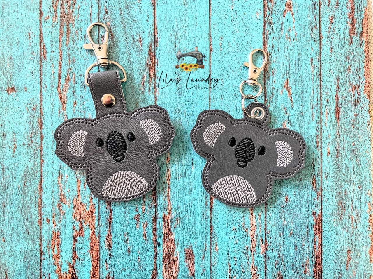 Koala Squish Squad Fobs - DIGITAL Embroidery DESIGN