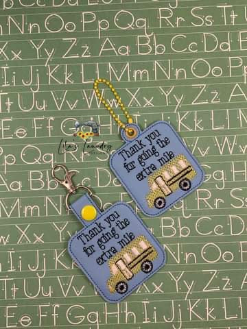 Extra Mile Fobs - DIGITAL Embroidery DESIGN