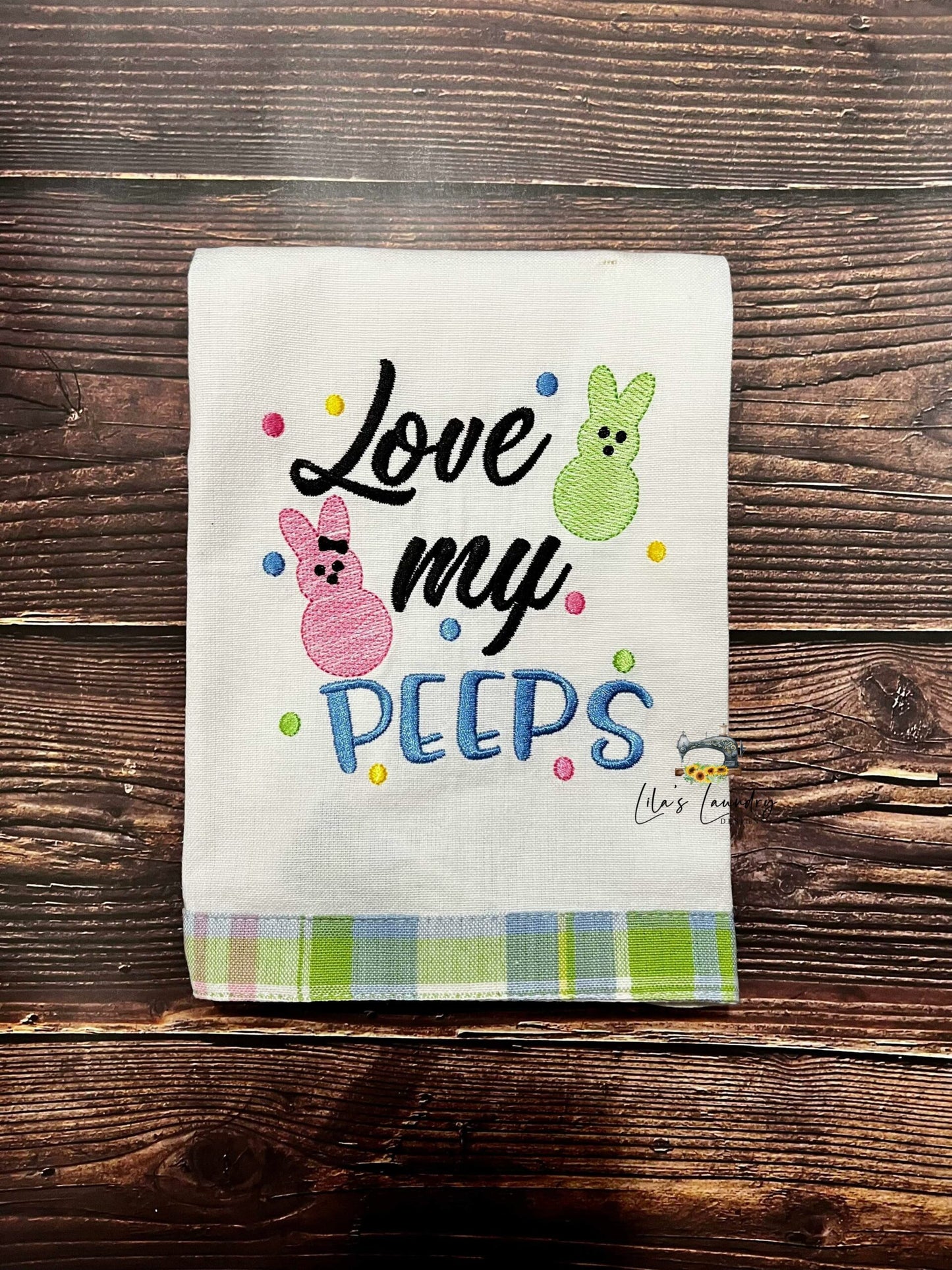 Love My Peeps - 4 sizes- Digital Embroidery Design