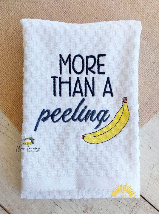 More Than a Peeling - 4 sizes- Digital Embroidery Design