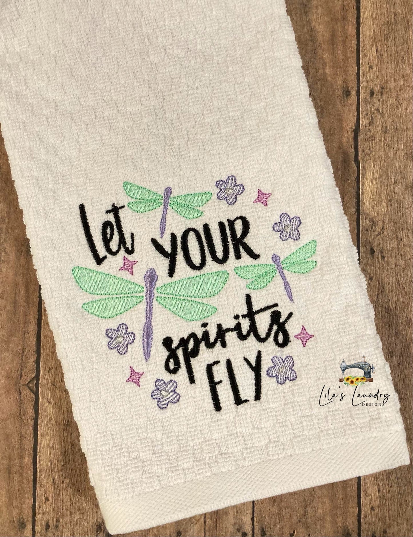 Let Your Spirits Fly - 4 Sizes - Digital Embroidery Design