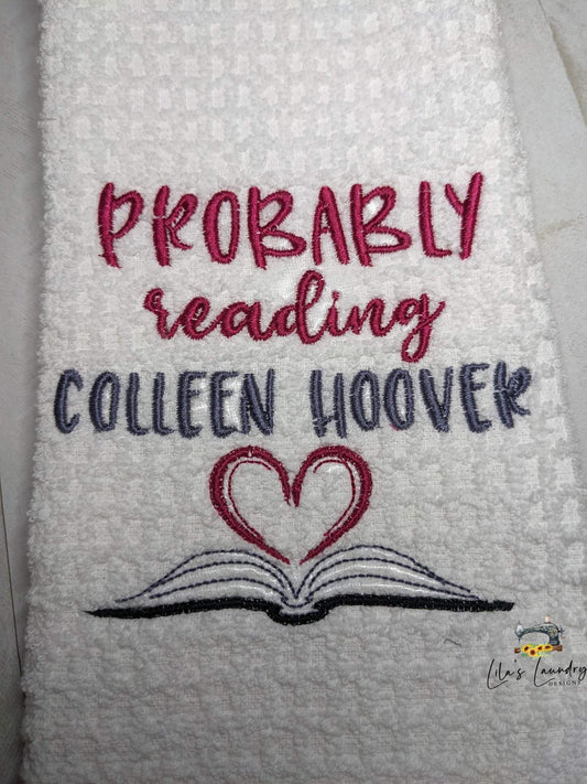 Probably Reading - 4 sizes- Digital Embroidery Design