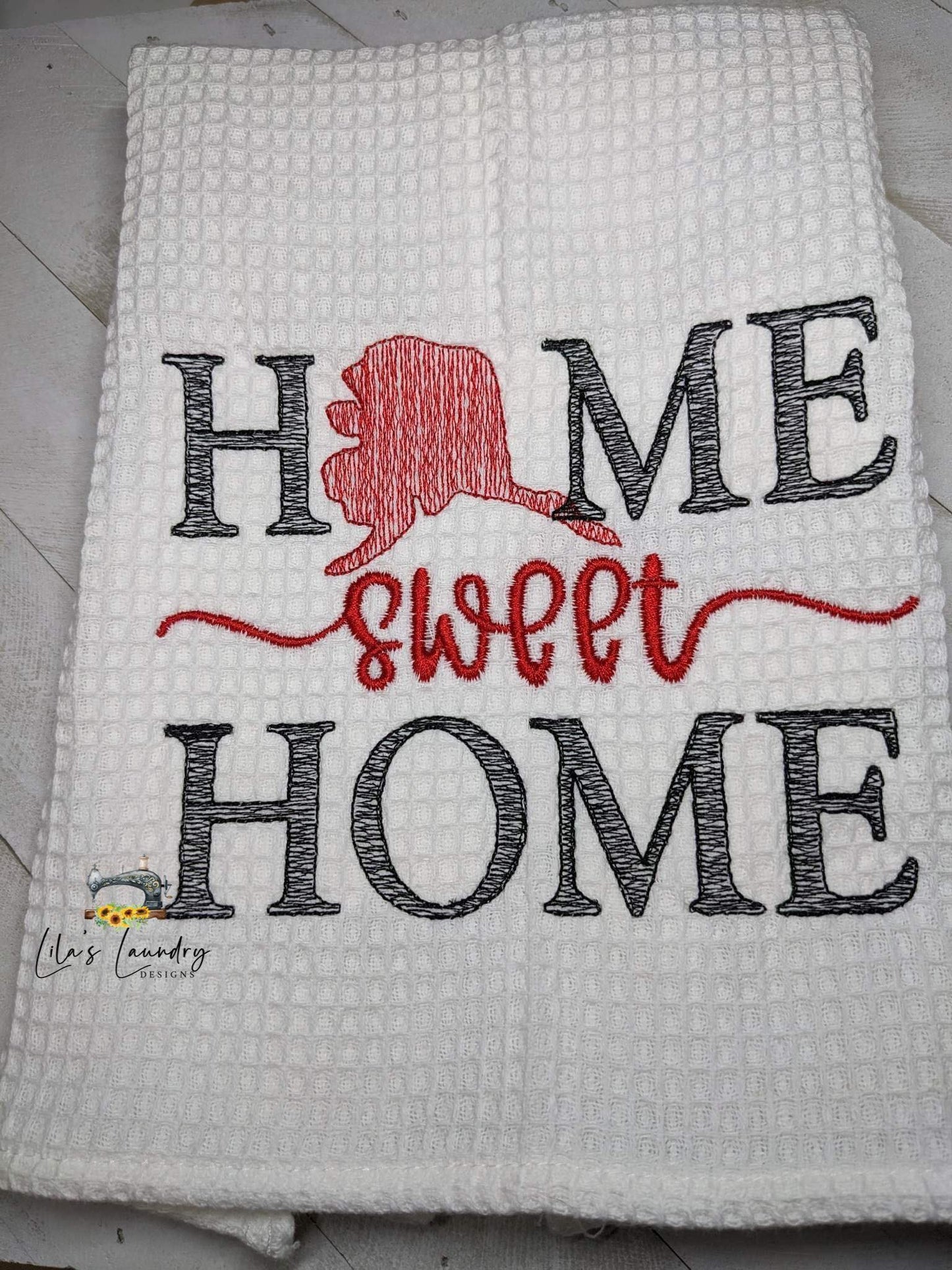 Home Sweet Home Alaska - 4 sizes- Digital Embroidery Design