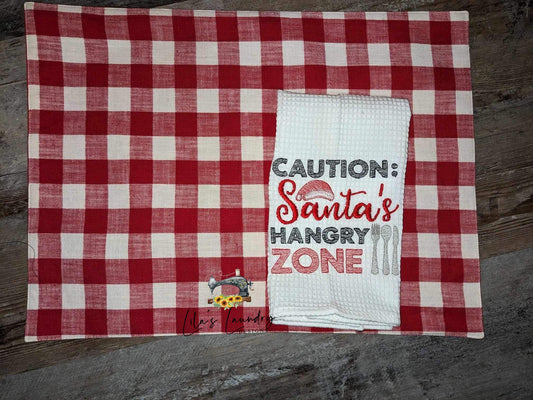 Santa's Hangry Zone - 4 sizes- Digital Embroidery Design