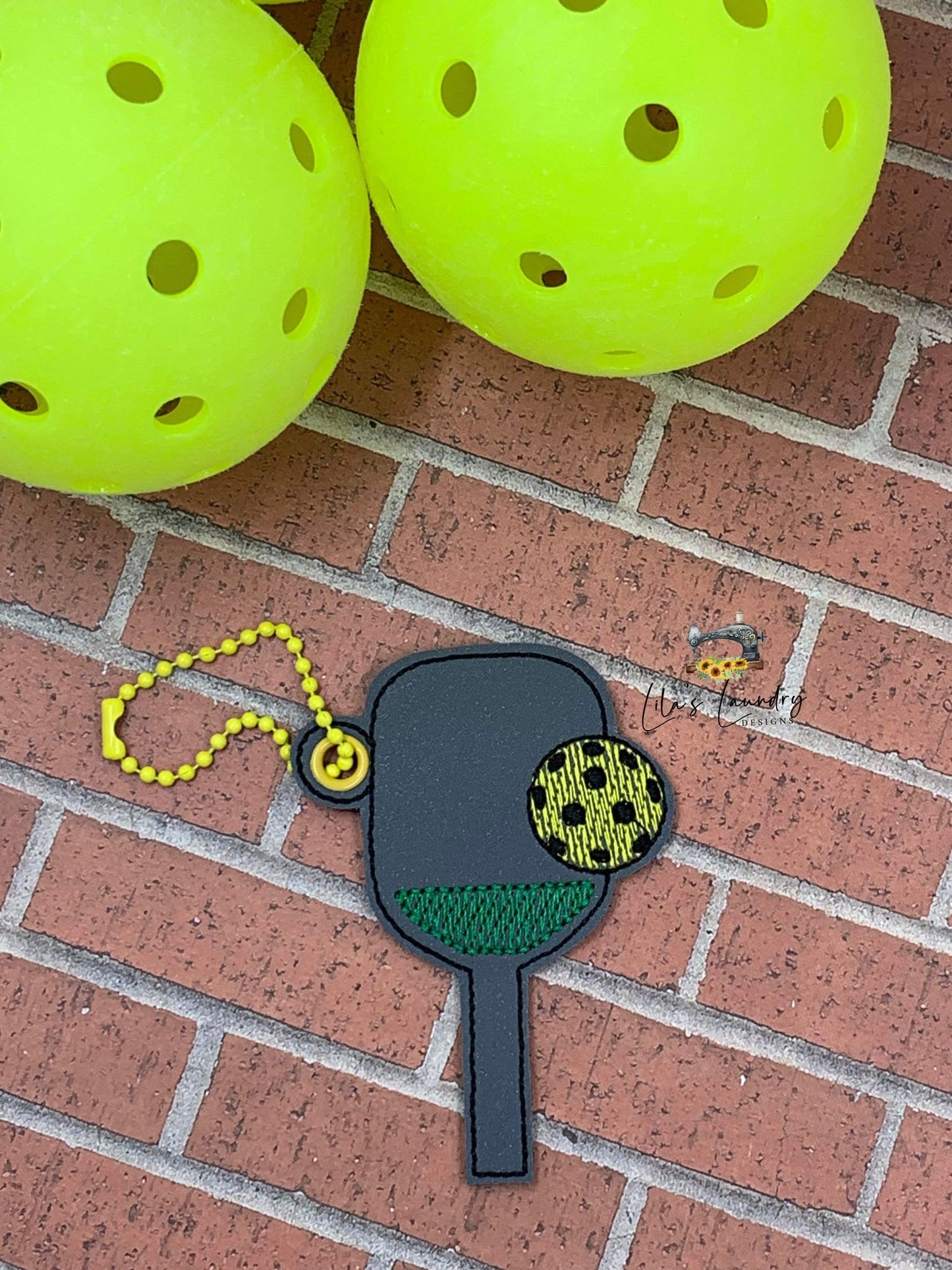 Pickleball Fobs - DIGITAL Embroidery DESIGN