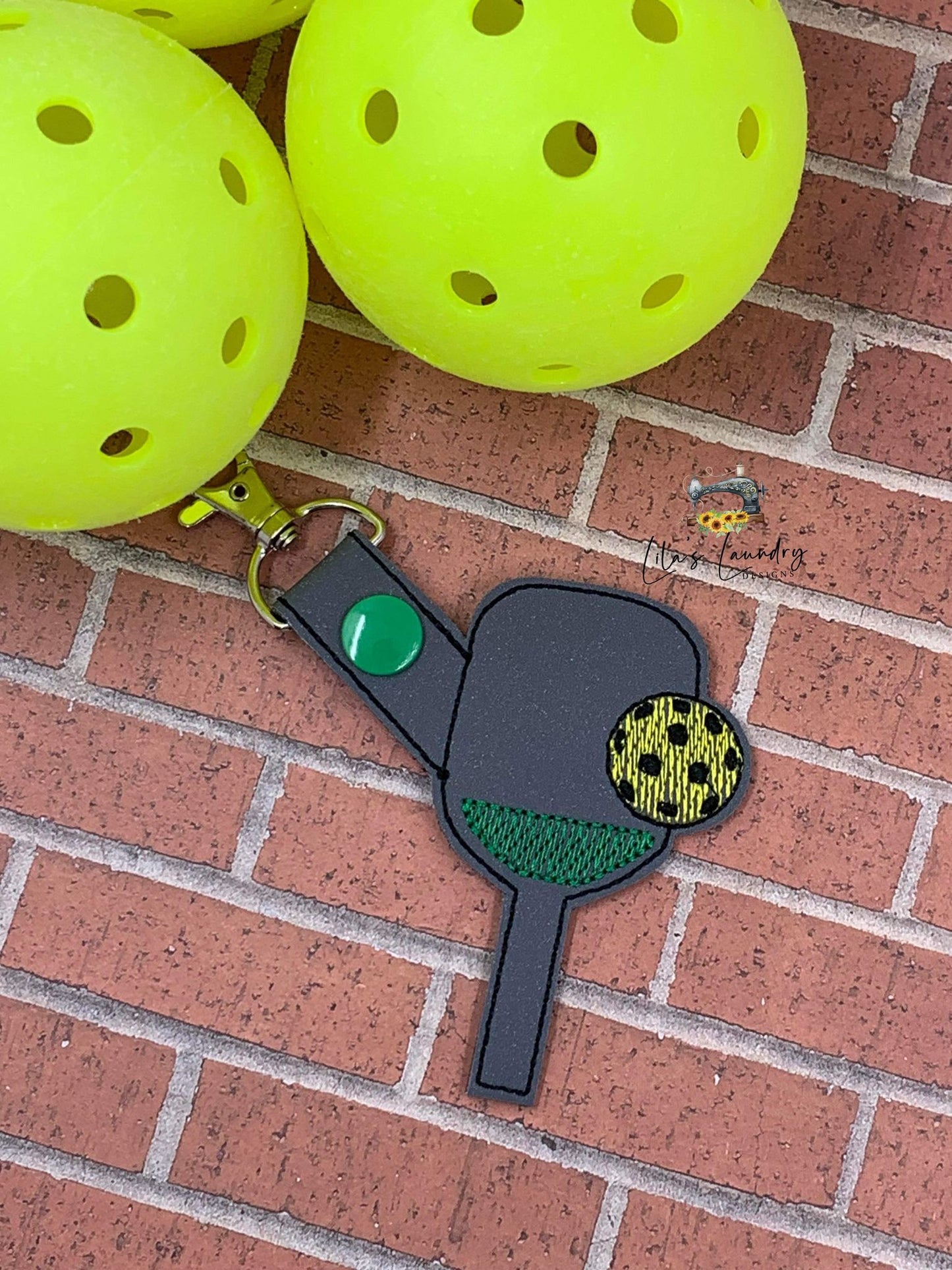 Pickleball Fobs - DIGITAL Embroidery DESIGN