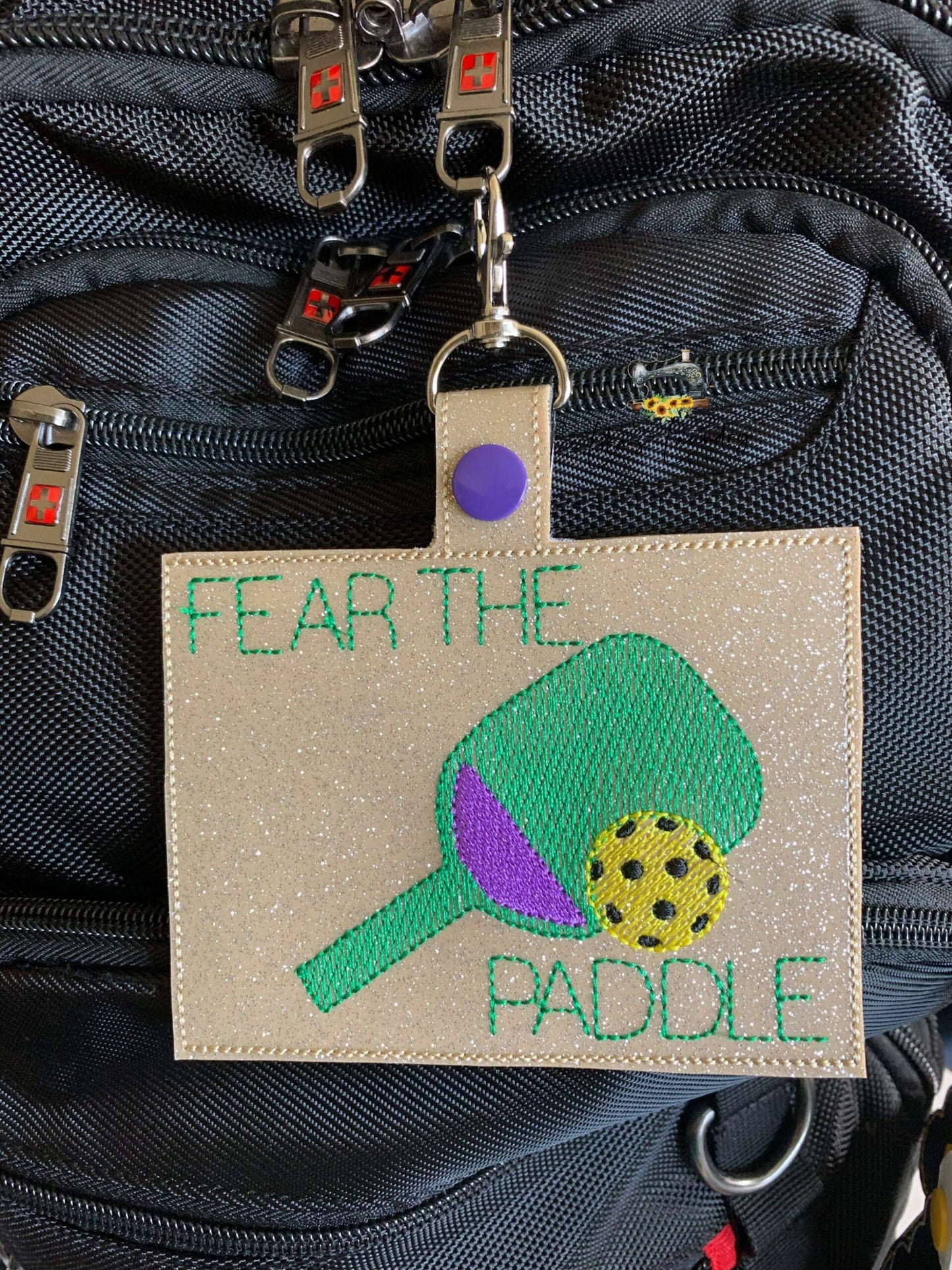 Fear the Paddle Luggage Tag Holders 5x7