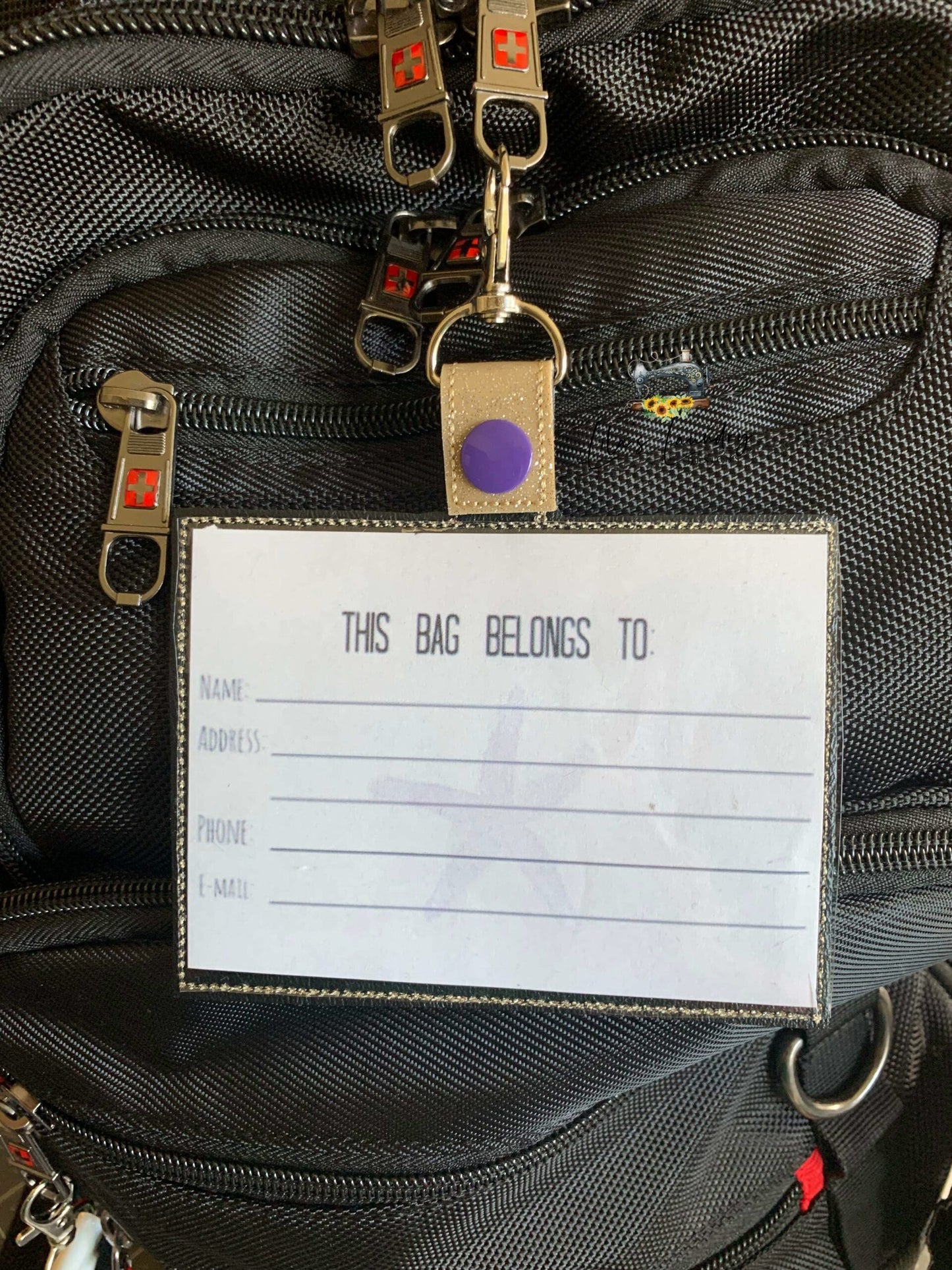 Fear the Paddle Luggage Tag Holders 5x7