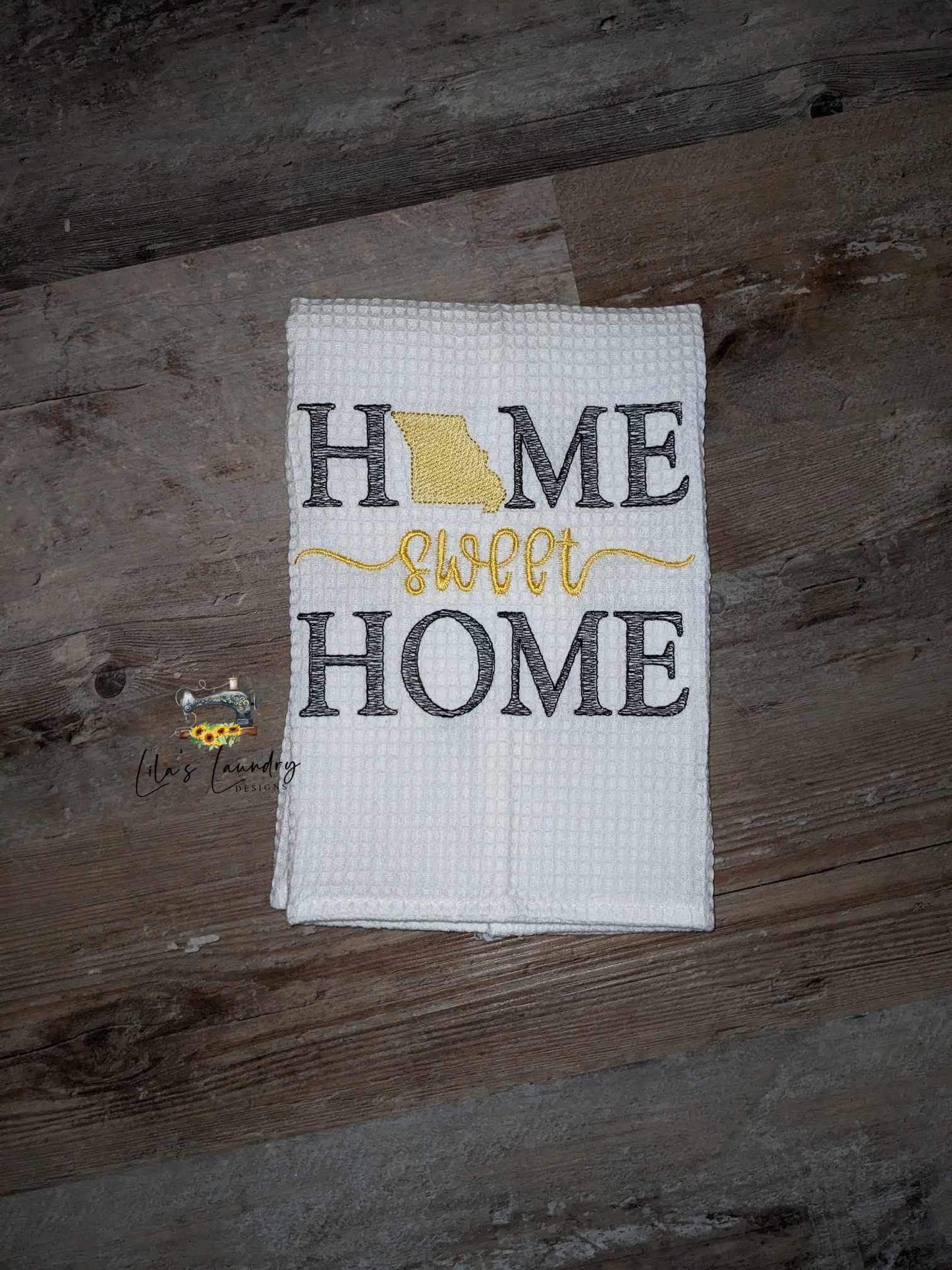 Home Sweet Home Missouri - 4 sizes- Digital Embroidery Design