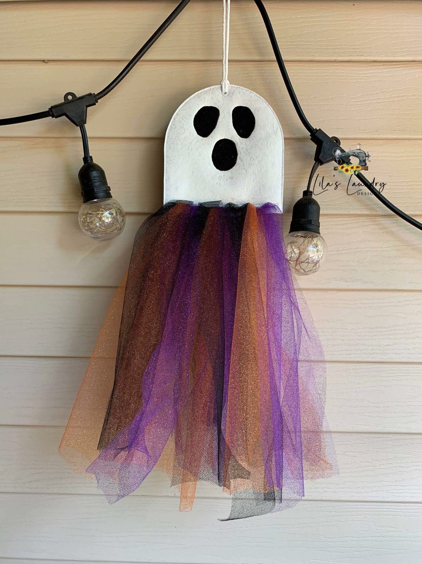 Ghost Macrame Hanger - 4 sizes - Digital Embroidery Design